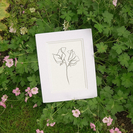 Sweet Pea I Original Artwork