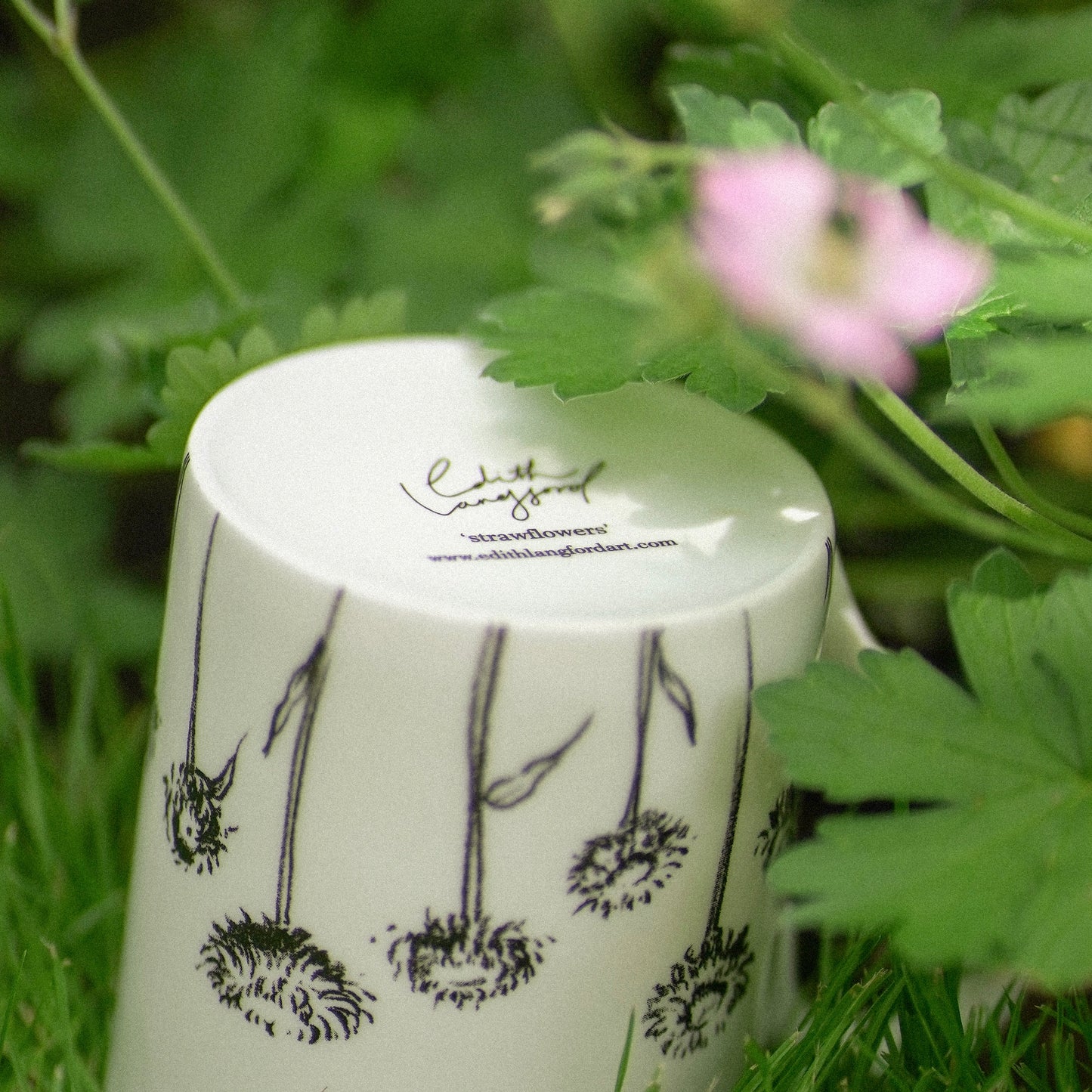 Strawflower Bone China Mug