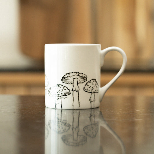 Toadstools Bone China Mug