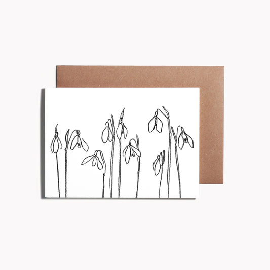 Snowdrop Greeting Card