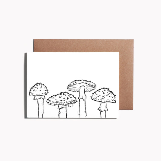 Toadstool Greeting Card